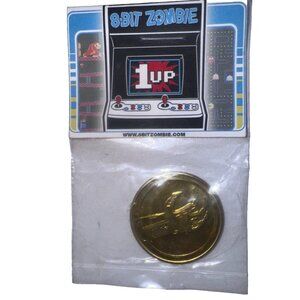 8-Bit Zombie Collector Coin Arcade Token NES Power Glove Zombie Hand Design NEW